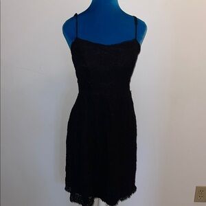 Monteau Black Lace Dress